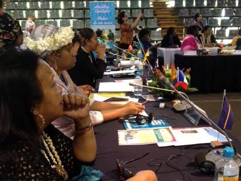 Delegates at closing