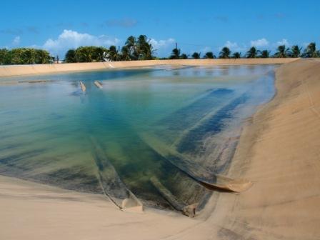 Relining the reservoir at Majuro. Photo - Marshall Islands PACC project - lowres