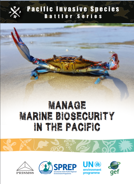 Manage marine biosecurity in the pacific