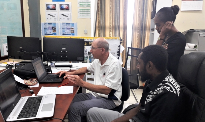 - VMGD Climatologists with Professor Yuriy Kuleshov, BOM during group discussions