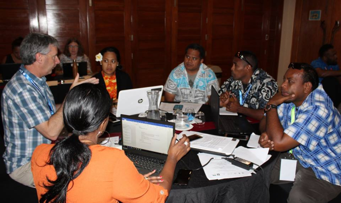 Group discussions at PICOF-4