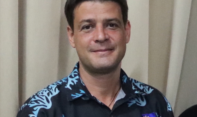 EU’s Programme Manager for PACRES, Mr Gabor Sasvari.