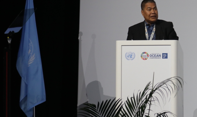 FSM’s Head of Delegation, Mr Jeem Lippwe.