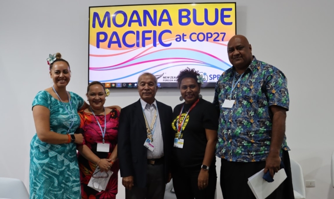 Speakers at the COP27 sideevent