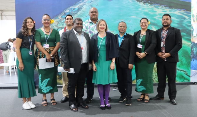 The panellists and the PCCC team at COP27.