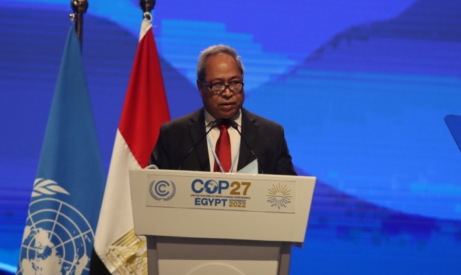 FSM’s Minister of Environment, Climate Change and Emergency Management, Hon. Andrew R. Yatilman