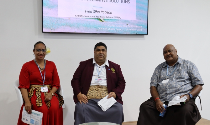 The panellists at the PCCC side event