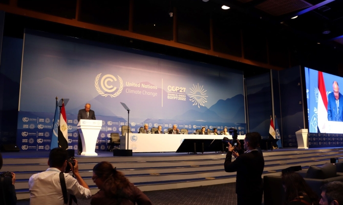 High level opening plenary at COP27