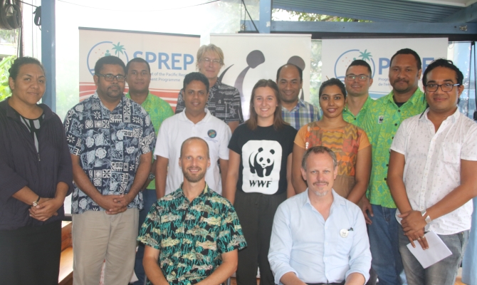 WWF and SPREP MOU Group photo