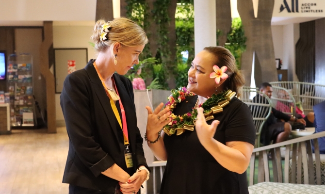 Director CCR Tagaloa at Donors and Partners dialogue