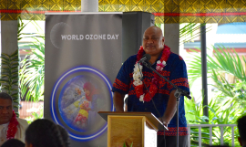 SPREP's new Director General, Mr Sefanaia Nawadra.