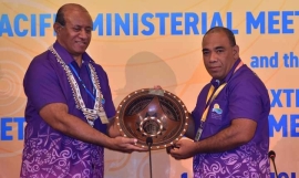 The new Chair and former Chair of PMMM-3