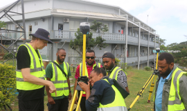 Vanuatu Government agencies rely on geospatial data like land surveys and maps to effectively measure the effects of climate change.