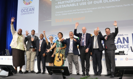 Panelists and speakers at the side event.