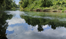 The Sarakata river in Luganville, Vanuatu.