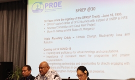 SPREP Annual Report at 31SM