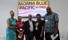 Speakers at the COP27 sideevent