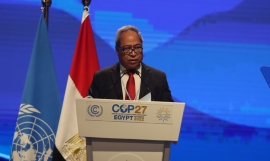 FSM’s Minister of Environment, Climate Change and Emergency Management, Hon. Andrew R. Yatilman