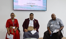 The panellists at the PCCC side event