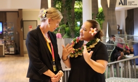 Director CCR Tagaloa at Donors and Partners dialogue