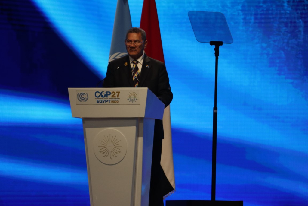 Tuvalu's Prime Minister 