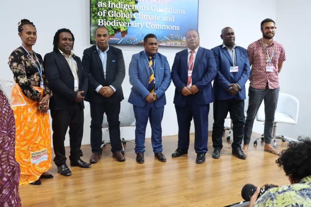 The panellists at the side event.