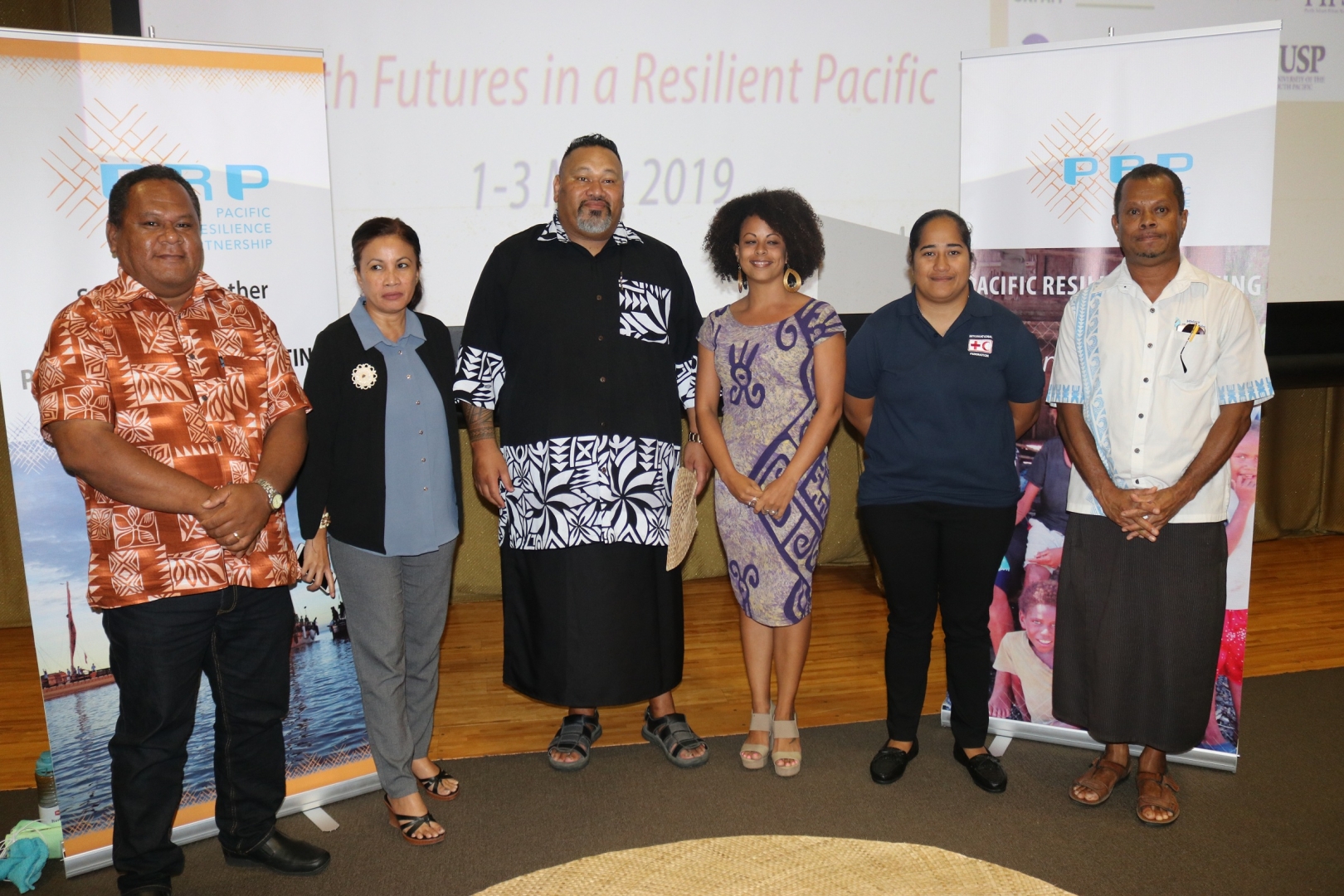 Ignite Session Presenters with Tofiga who moderated the session (Tauala far left)