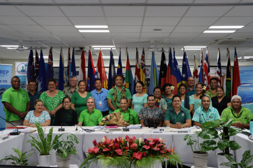 Group picture of SPREP staff